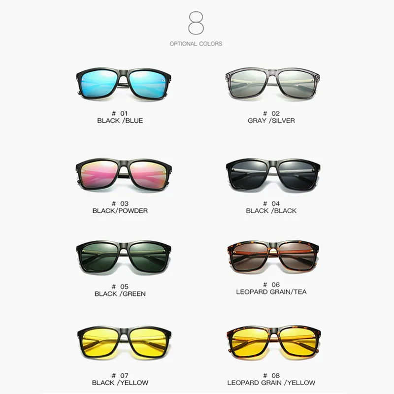 Новинка 2021 мужские и женские поляризационные солнцезащитные очки RBRARE Красочные