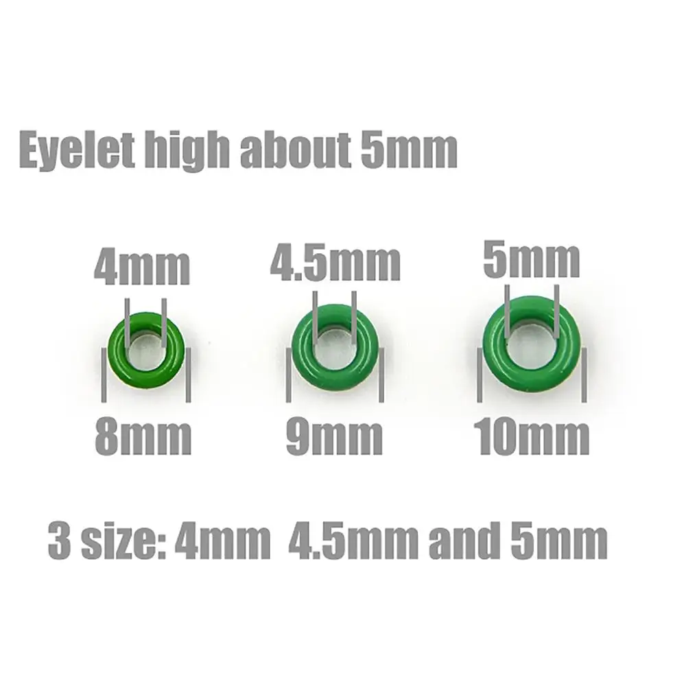 100pcs Mixed 11 Colors Hole Metal Eyelets For DIY Leathercraft Scrapbooking Shoes Belt Cap Bag Tags Clothes Accessories Fashion | Дом и сад