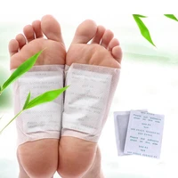 10pcs patches detox bamboo vinegar foot patches pads body toxins feet slimming improve sleep cleansing herbaladhesive