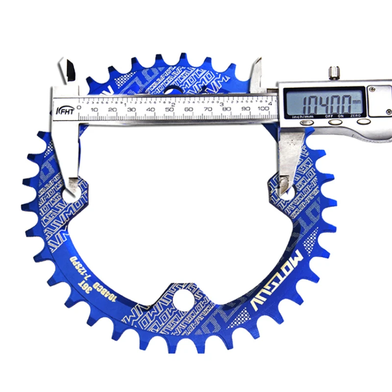 Круглая узкая широкая цепь MOTSUV для горного велосипеда MTB 104BCD 32T 34T 36T 38T детали