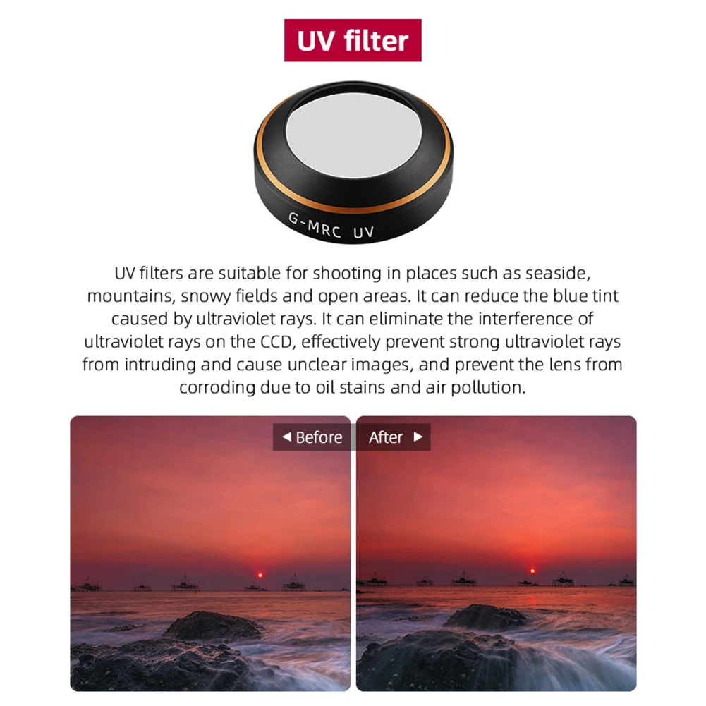Фильтр для объектива камеры 3 шт., фильтр для объектива с защитой от царапин, стеклянные фильтры нейтральной плотности для поляризатора DJI ... от AliExpress WW