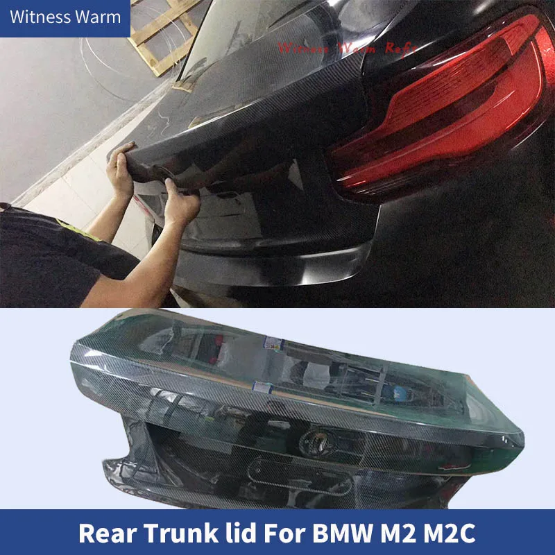 

for M2 Carbon Fiber Rear Trunk Lid Carbon Fiber Tail Lid for M2 F87 Forged/frp Rear Trunk Hood 2015-2019