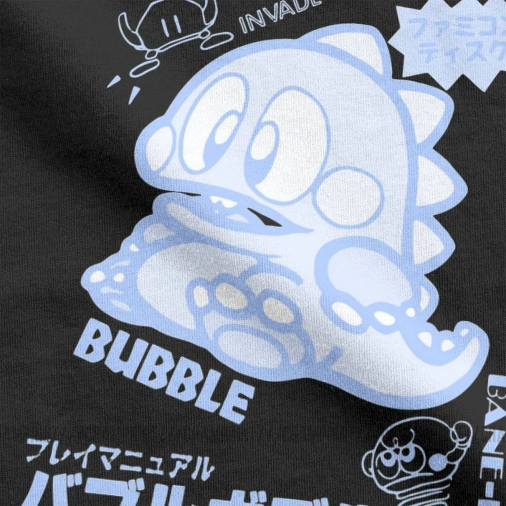 Винтажные Футболки с пузырьками мужские футболки из 100% хлопка японские видео