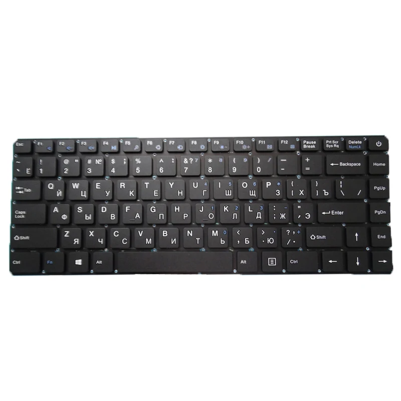 Клавиатура для ноутбука US RU Prestigio For Smartbook 141S PSB141S psb141s01cfh _ BB DG английский русский