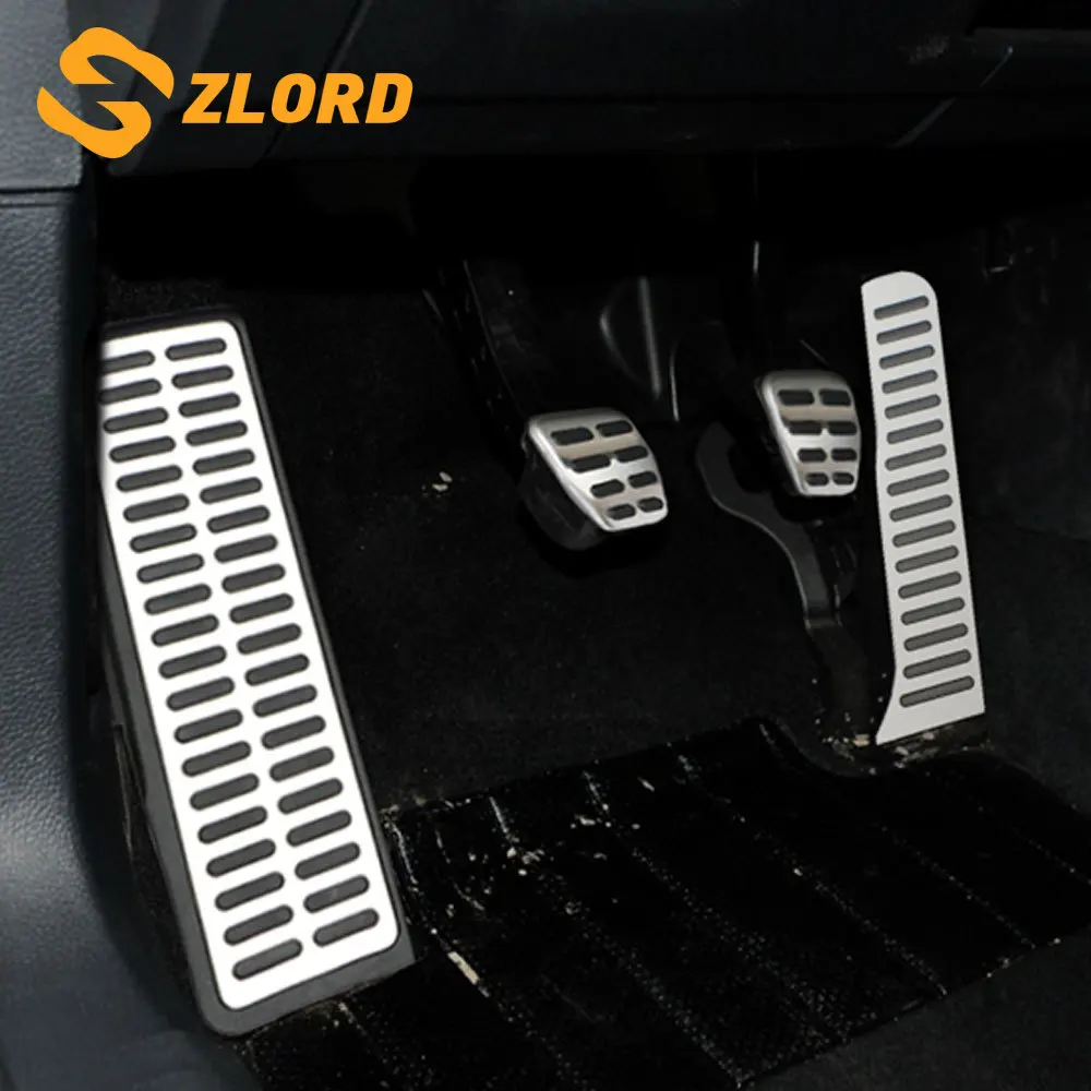 

Zlord Car Pedals for Volkswagen Vw Jetta MK5 Scirocco EOS Vento Rabbit 2006 - 2017 LHD Stainless Steel Pedal