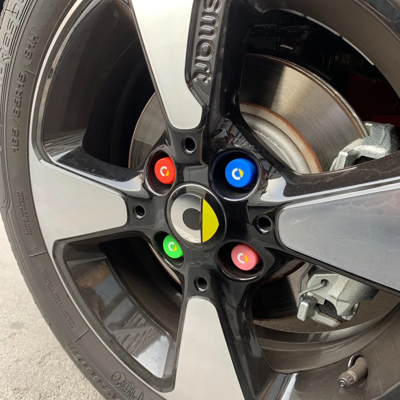 Винтовая Крышка Ступицы автомобильного колеса Колпачок болта диски для Smart Fortwo