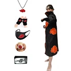 Костюм для косплея Какаси из искусственного аниме красное облако накидка для взрослых и детей