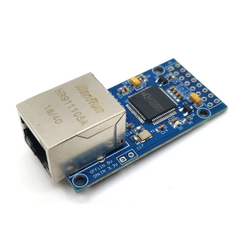 Сетевая плата CH9121 Ethernet Shield сетевая с одним чипом STM32 | Электронные компоненты и