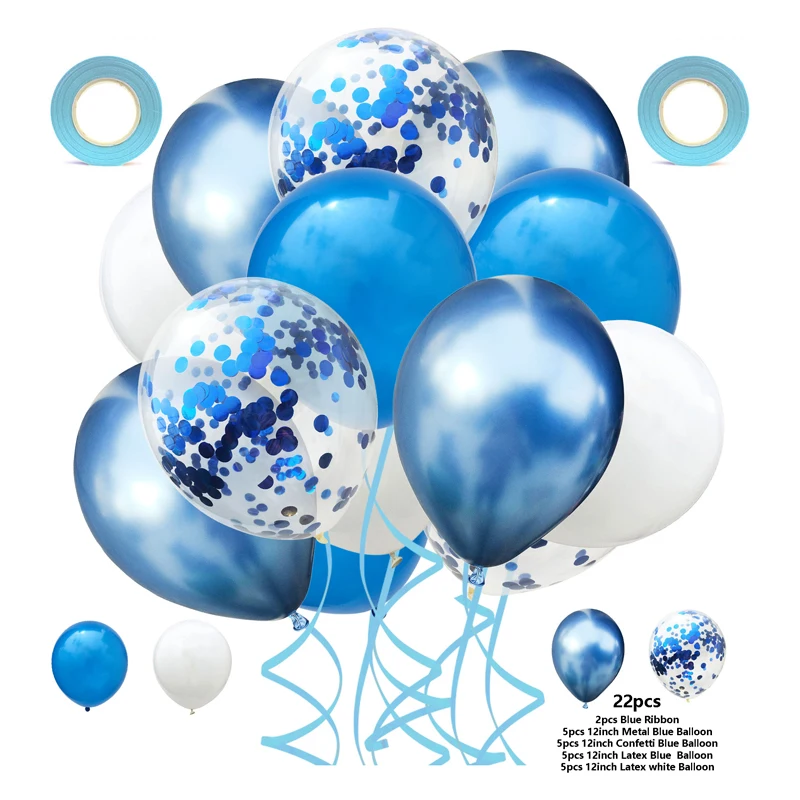 Металлические хромированные воздушные шары украшение для дня рождения свадьбы