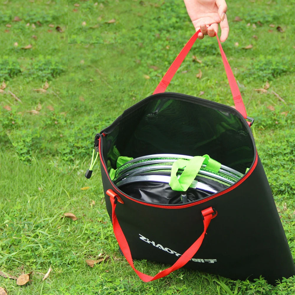 4 Size EVA Folding Fishing Bag Foldable Bucket Portable Outdoor Water Tank Fish Wear Care Gear X92G | Спорт и развлечения
