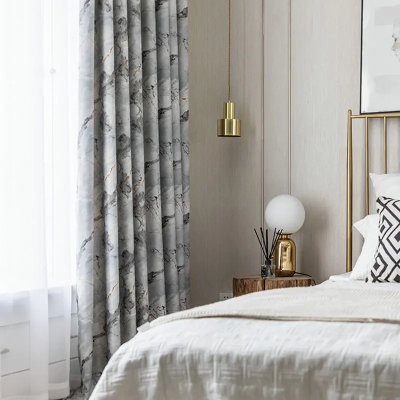 BIGMUM современные минималистичные новые затемненные шторы для гостиной спальни