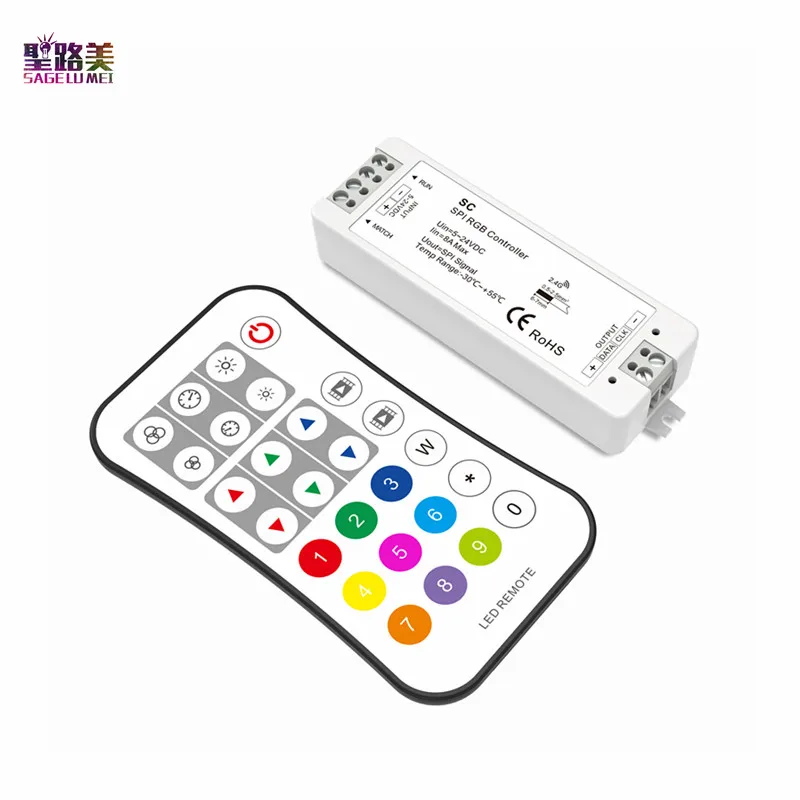 Комплект светодиодного Контроллера SPI Pixel RGB для UCS1903 WS2812 WS2811 WS2801 LPD6803 LPD8806 TM1812 SC + R9