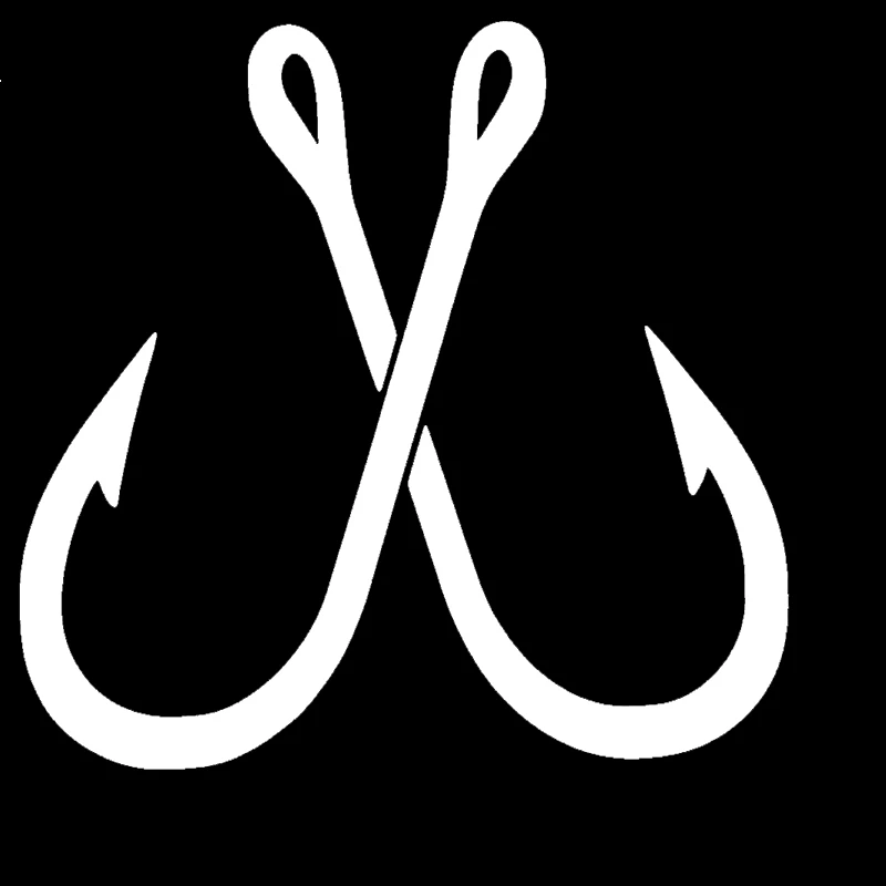 

Personalized Custom PVC Ice Fishing Boat Hook Classic Car Decal Car Decoration Sticker ZWW-0086, 15cm * 14cm