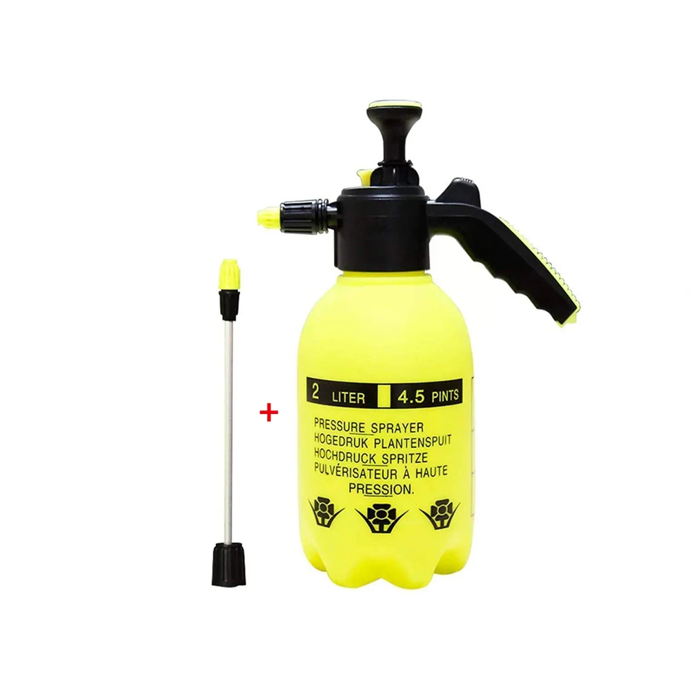 Горячая 2л опрыскиватель Портативный давление Сад Спрей Бутылка чайник растение цветы лейка разбрызгиватель под давлением Садоводство лейка