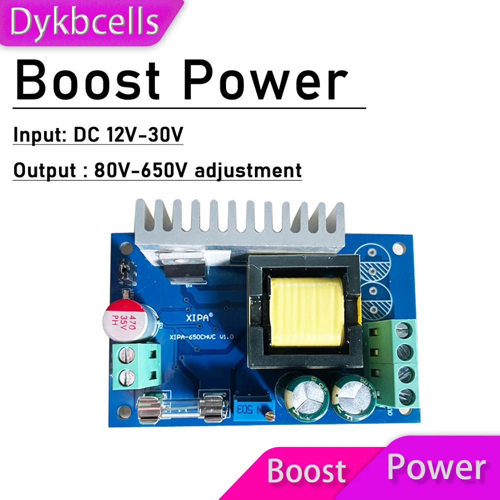 

Dykbcells Φ Boost преобразователь 12 В 24 В до 80 в-650 в 100 В 200 в 300 в 400 в 600 В, линейный Регулируемый регулятор питания