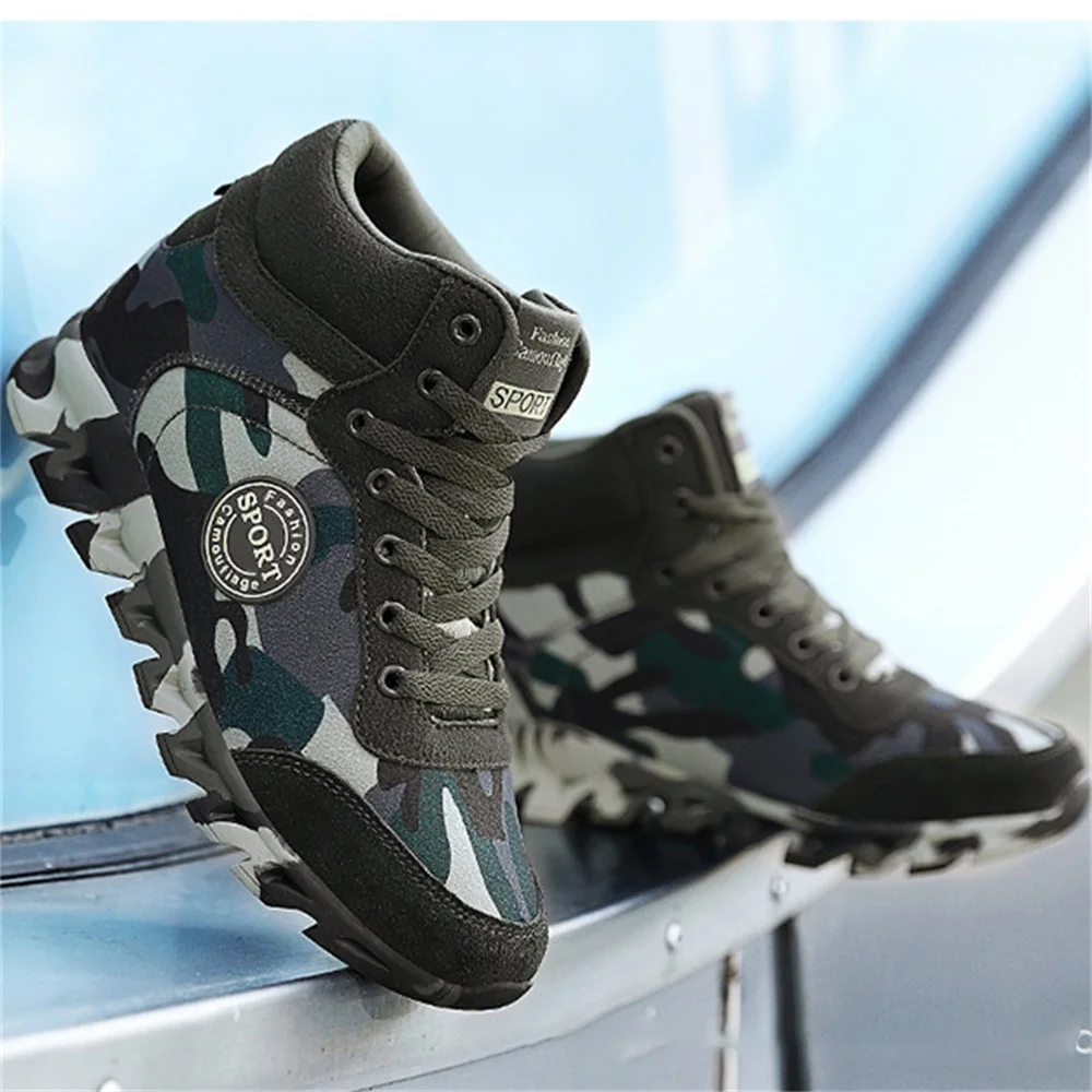 New outdoor camouflage boots women's sports shoes ladies army green 2019 autumn winter travel casual women | Обувь