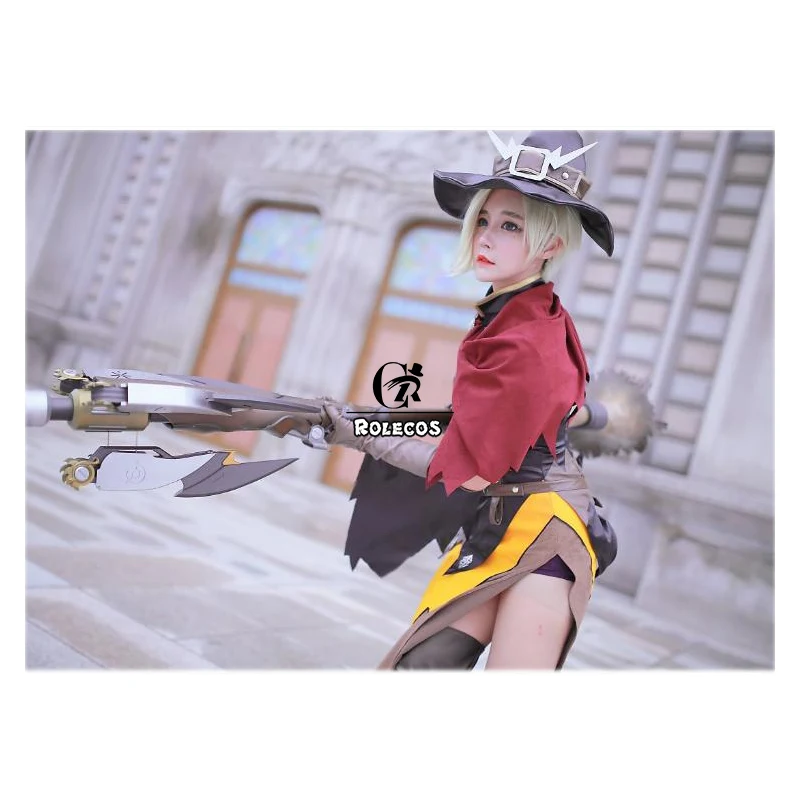 ROLECOS Over Game Watch Мерси ангела Циглер карнавальный костюм ведьмы милости полный