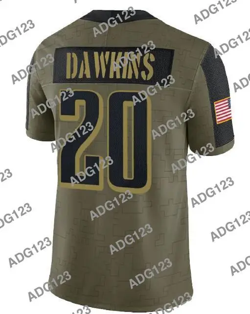 

embroidery Philadelphia Men Brian Dawkins 2021 Salute To Service Limited Jersey