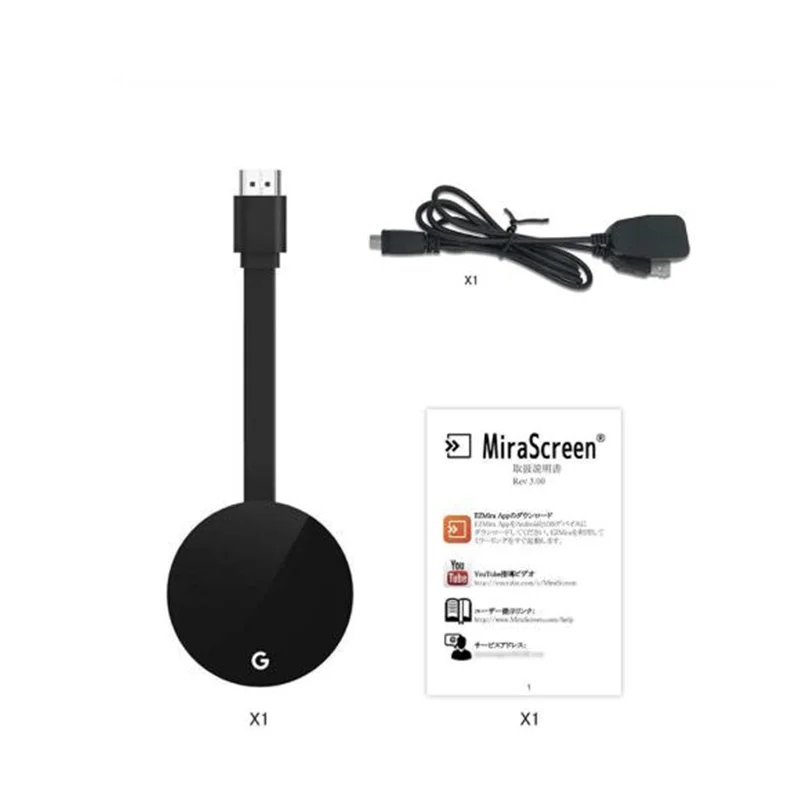 Anycast G7s Miracast AirPlay для Chromecast ultra 3 2 беспроводной телевизионной палочки с WiFi-дисплеем IOS Android PC Netflix on.