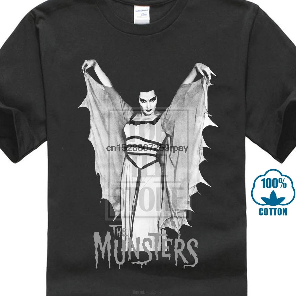 The Munsters V6 фильм черная футболка Все Размеры S 5Xl |