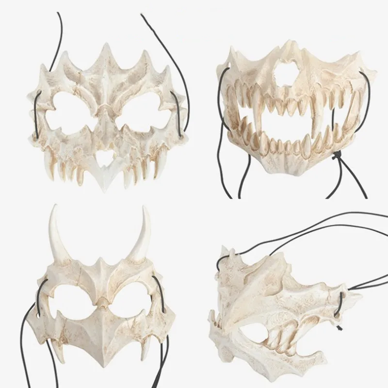 Хэллоуин Япония вторичный наряд косплей COS маска Дракон Бог Тигр якша тенгу