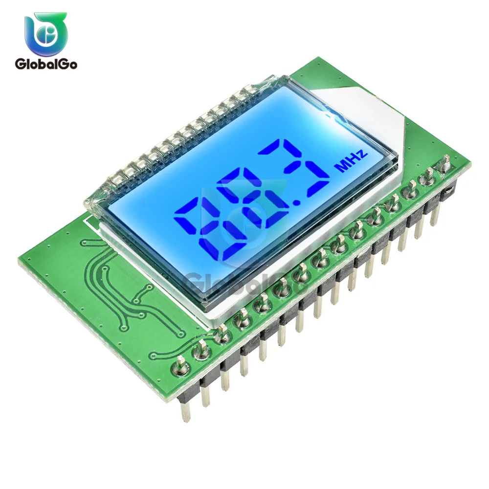 Модуль приемника FM-радио 87-108 МГц с ЖК-дисплеем беспроводной микрофон стереоплата