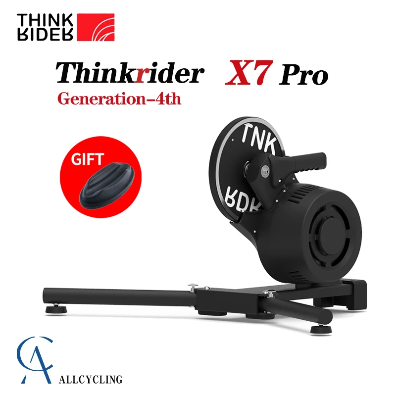 

Thinkrider X7 4th Pro Smart Bike Trainer Road MTB Bicycle Carbon Fiber Frame Built-in Power Meter ZWIFT PerfPro Trainers Indoor