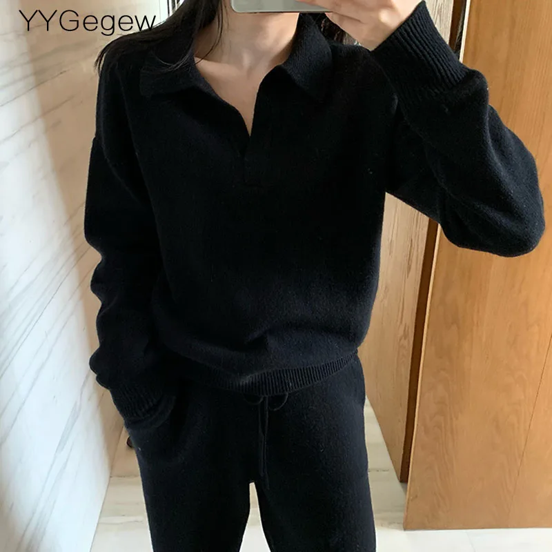 Свитер женский кашемировый с длинным рукавом и V-образным вырезом - купить по