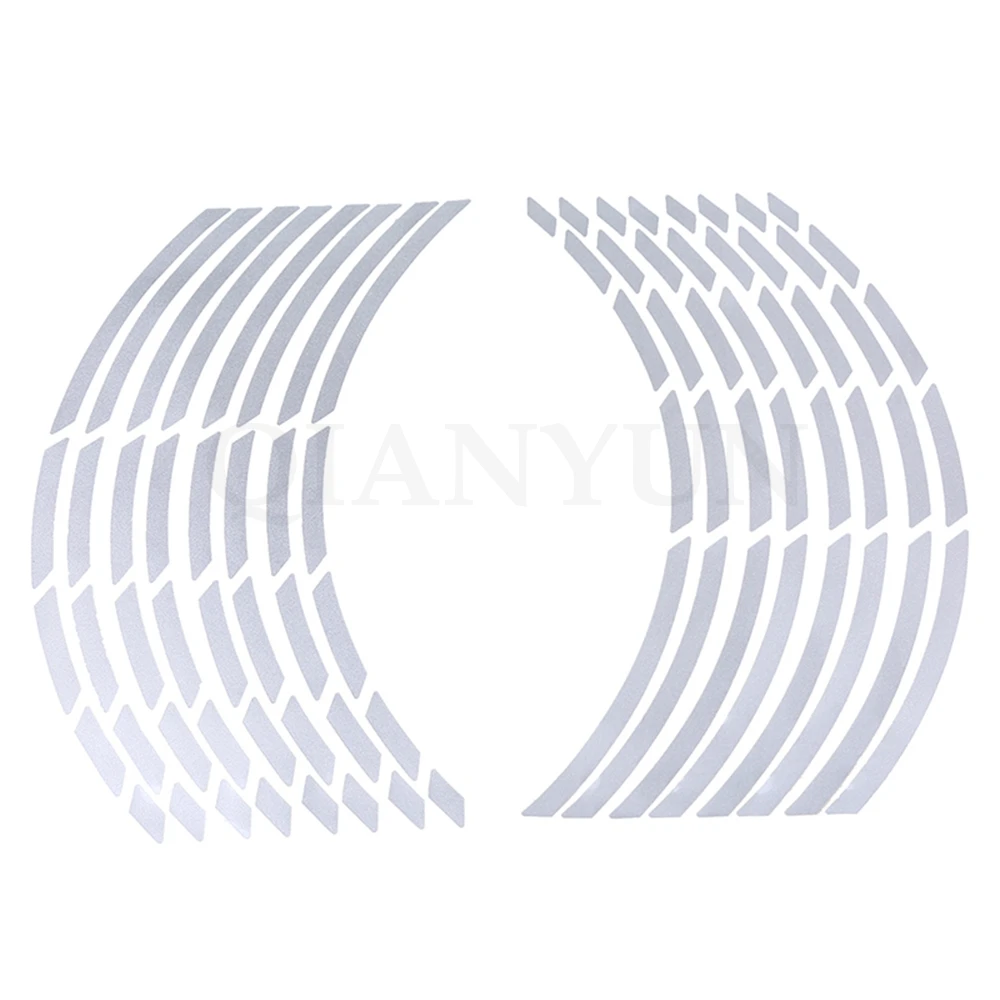 17-19 дюймов универсальный стикер для автомобильных шин мотоцикла светоотражающий