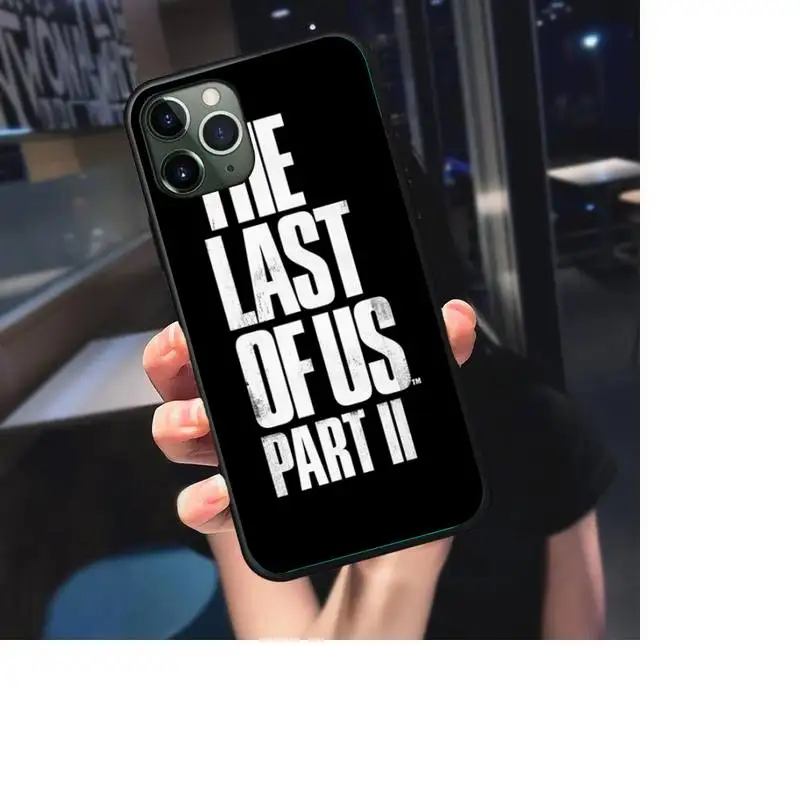 

The Last of Us Phone Case For iphone 7 8 plus x xr xs 11 12 mini pro max Black Soft nax fundas cover