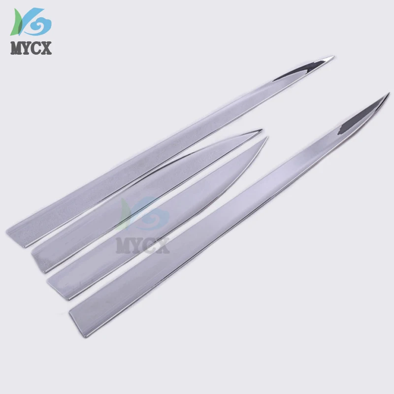 

4 шт., хромированные накладки на боковые двери для Hyundai Tucson 2015-2016 2017 2018