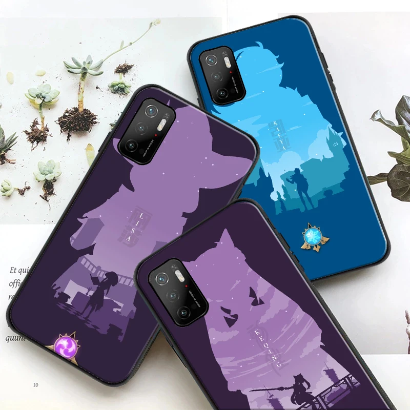 

Genshin Impact Anime Silicone Case Coque For Xiaomi POCO F3 GT X3 Pro X3 GT M3 M3 Pro X3 X3 NFC Soft TPU Phone Shell Cover