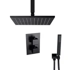 BAKALA термостатические краны из нержавеющей стали, Набор смесителей для ванной комнаты, термостатический смешанный клапан с 8101216 дюймовой насадкой для душа