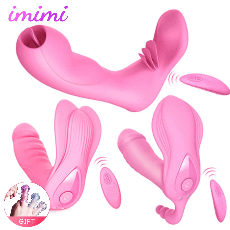 Wearable Butterfly Dildo Vibrator Clitoris Stimulator Wireless Sex Toy For Women Vagina G Spot Pussy Massager Adult Products | Красота и