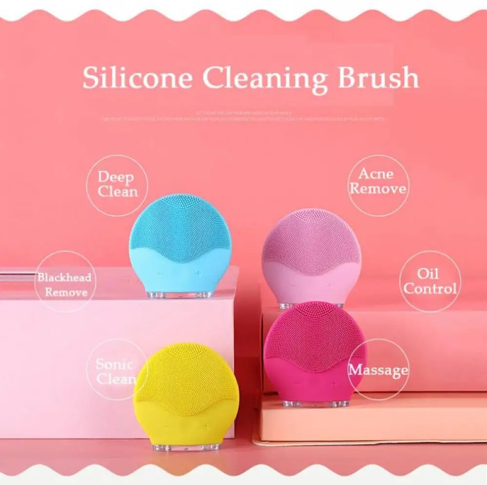 Виброочищающая щетка для лица Foreoing ультразвуковая Очищающая Массажная