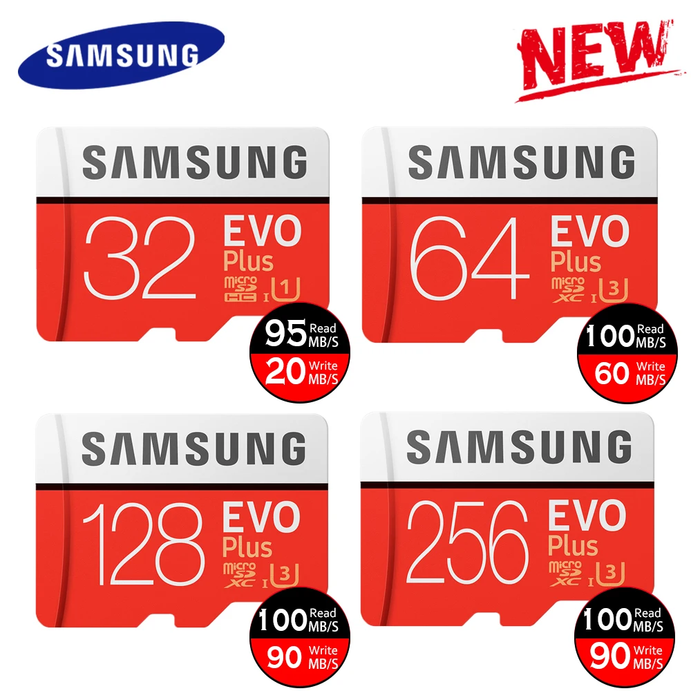 Карта micro sd SAMSUNG EVO 128 ГБ 32 класс 10 карта памяти UHS 1 256 tf флеш 64 ГБ|Карты памяти| |