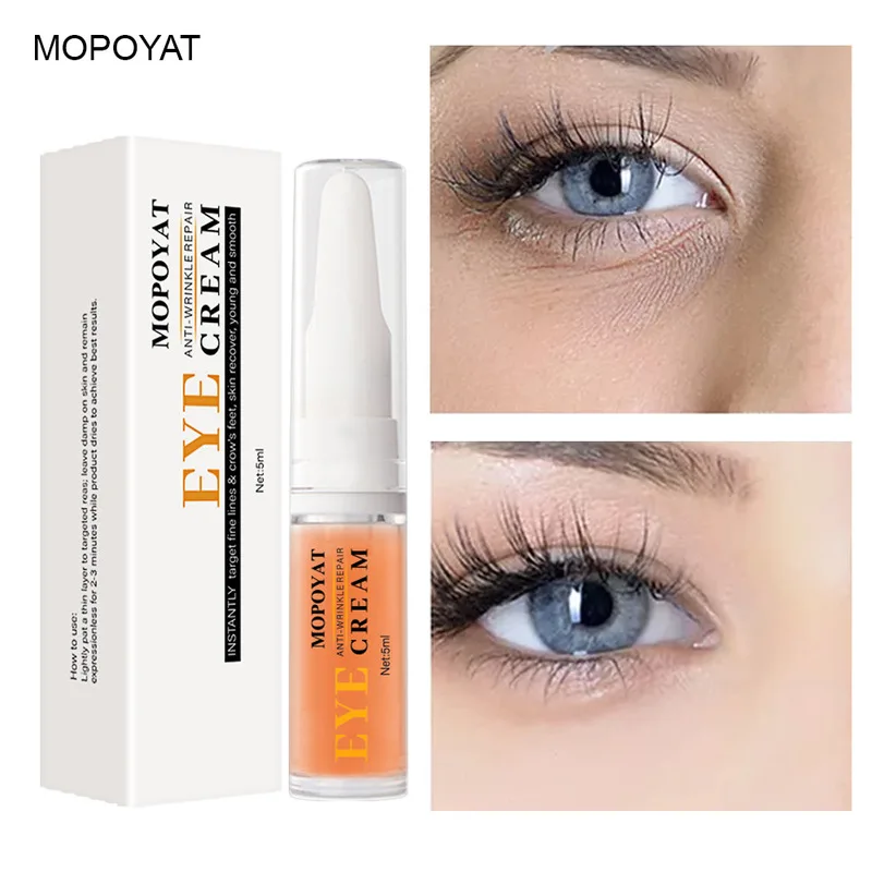 

Instant Eye Cream Remove Eyebags Dark Circles Anti-Pufiness Eyes Serum Anti-Aging Improve Fine Lines Wrinkles Firming Skin 5ml