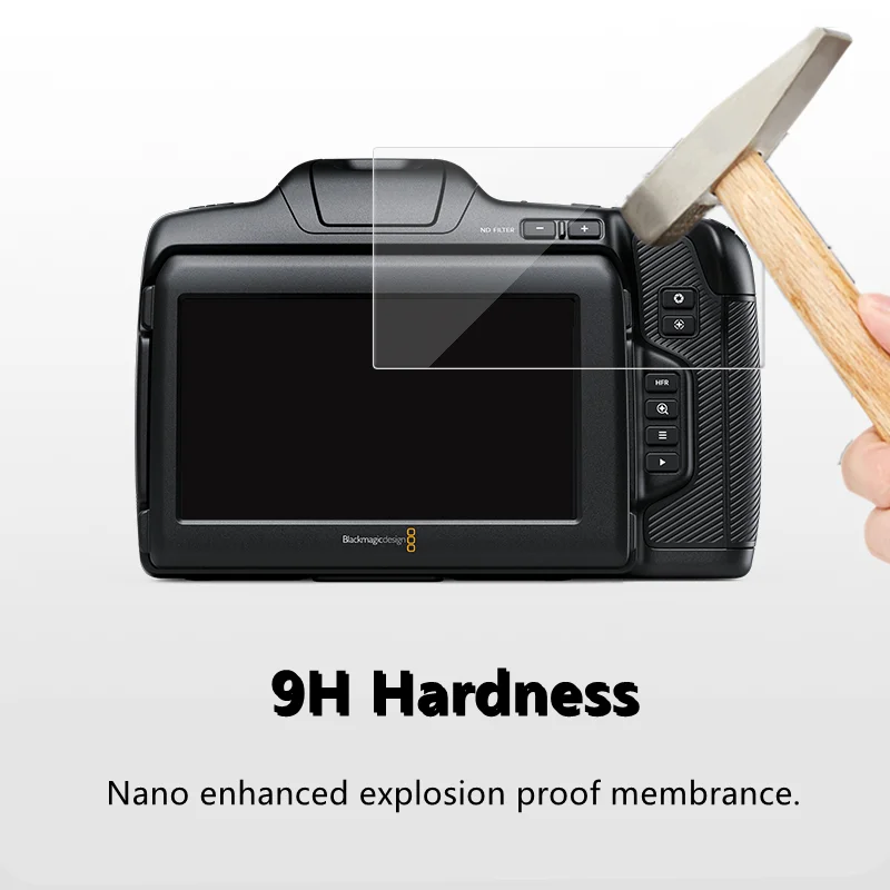 Закаленное стекло для камеры BMPCC 6K Pro bmpcc6kpro Защитное экрана Blackmagic Design Pocket Cinema Came |