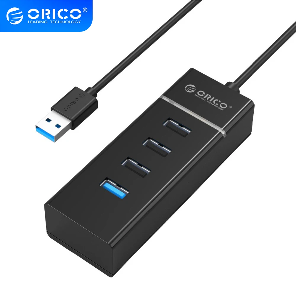 ORICO 4 портовый usb хаб USB3.0 и USB2.0 для ноутбука MacBook планшета компьютера OTG