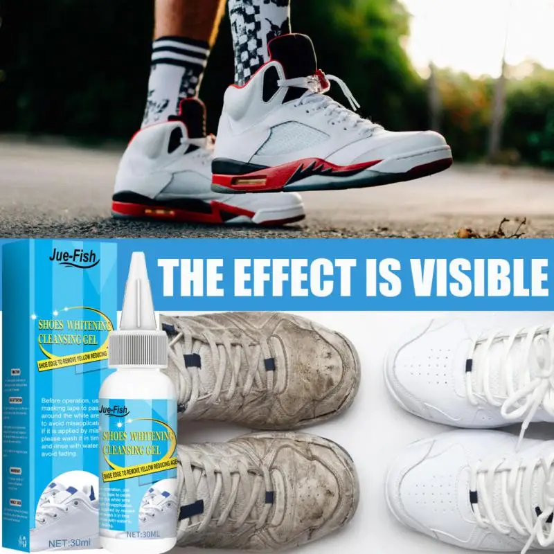 

30G Shoes Cleaner Whitening Cleansing Gel For Shoe Brush Shoe Sneakers Shoes Cleaning With Making Tape Cleaning shoes care Tool