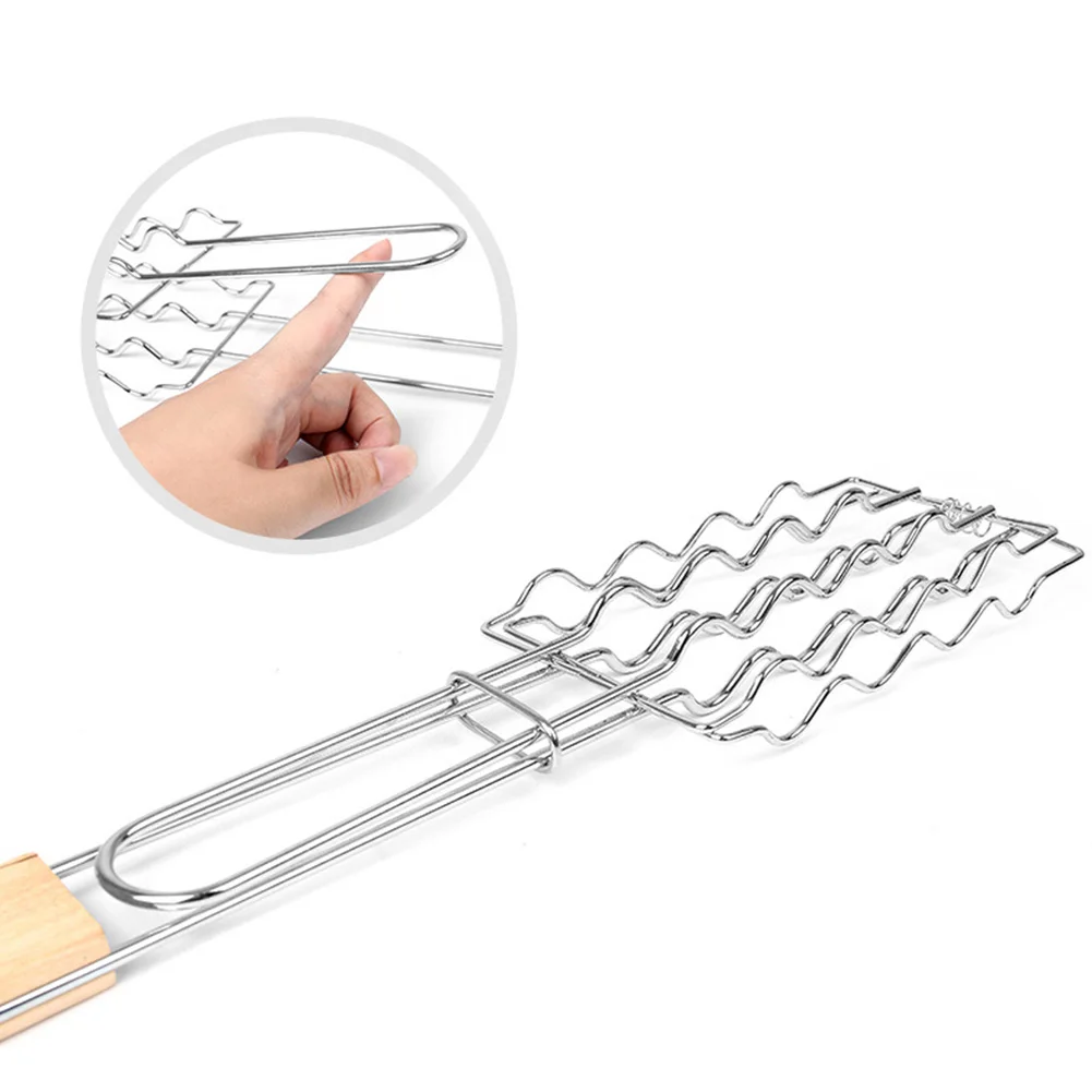 Деревянная ручка защита от ожогов искусственная корзина инструмент для улицы