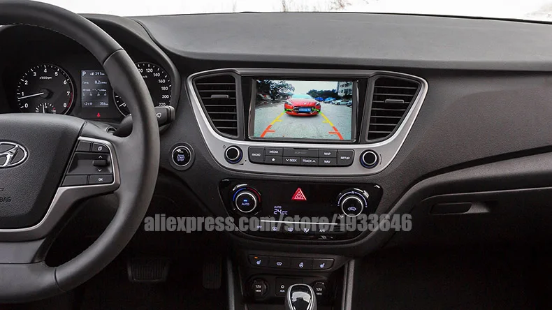 Для hyundai Solaris Sedan HCR /HD камера заднего вида с ночным видением/с реле мощности, Автомобильная камера заднего вида