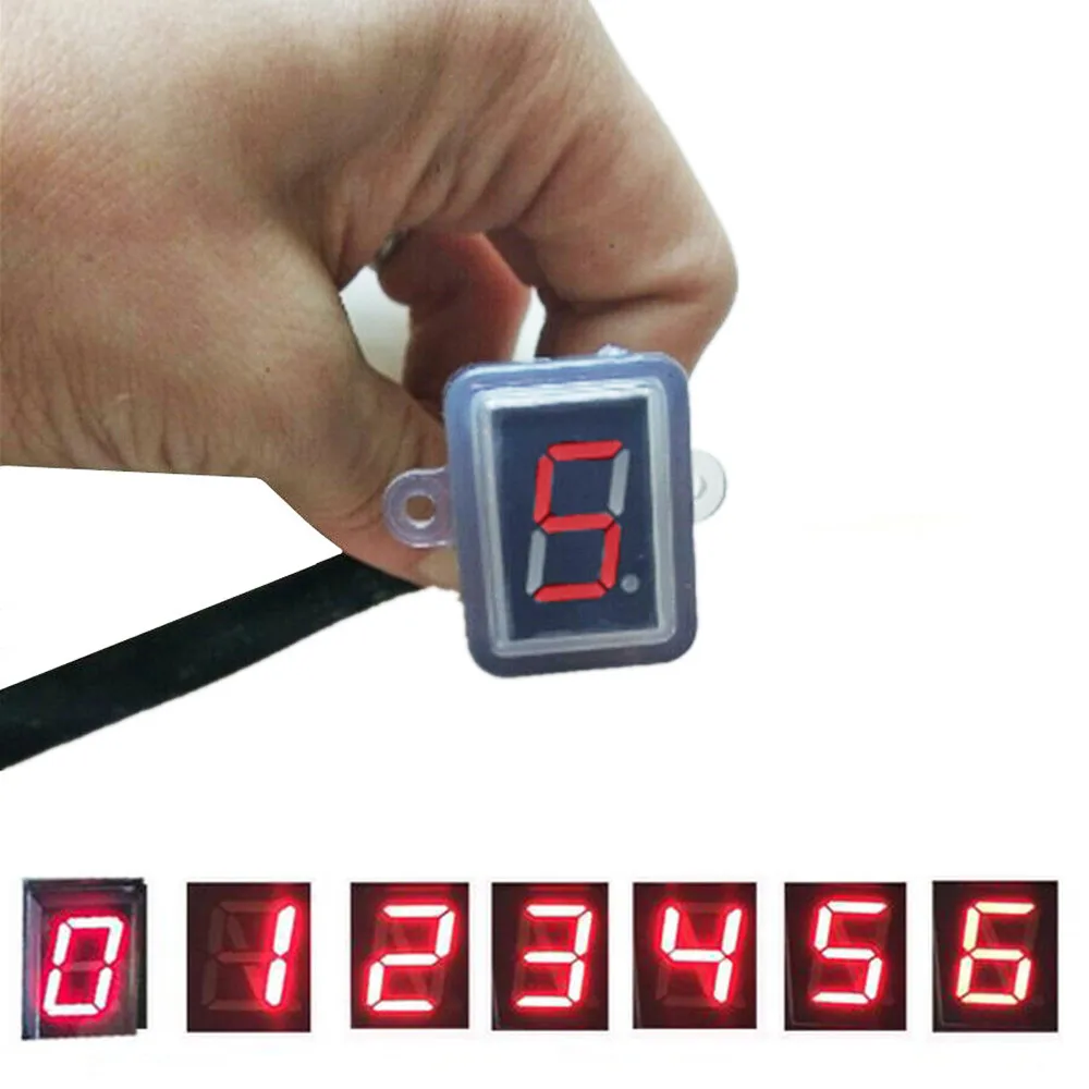

Shift Gear Display Red Universal Waterproof 12V 1PC Gear Indicator Lever