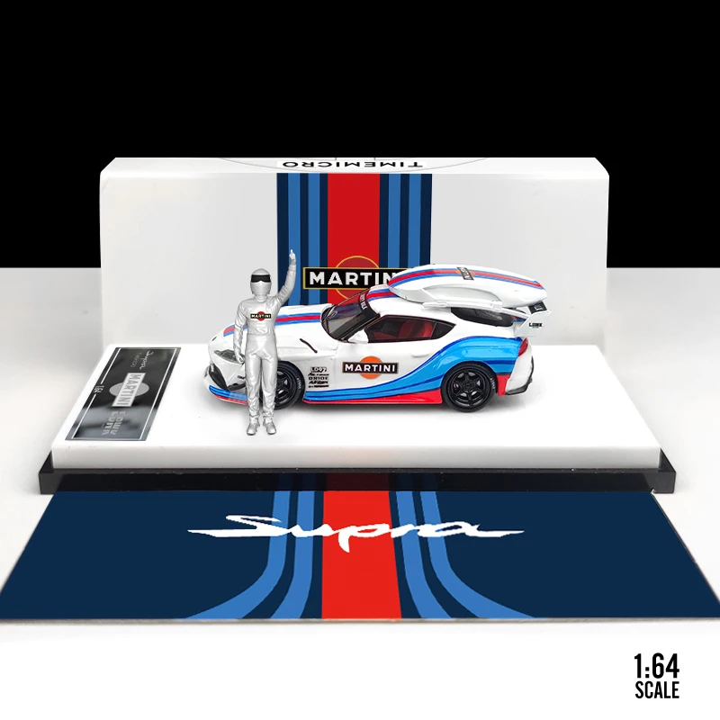 

TM TimeMicro 1:64 LBWK Toyota Supra Martini литая модель автомобиля