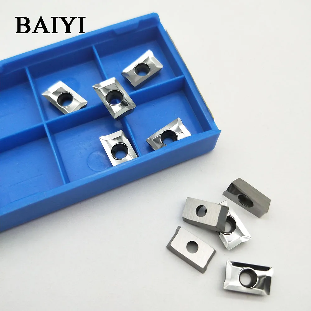 10 шт. режущие инструменты для токарного станка с ЧПУ фрезерные вставки APKT1003 PDFR