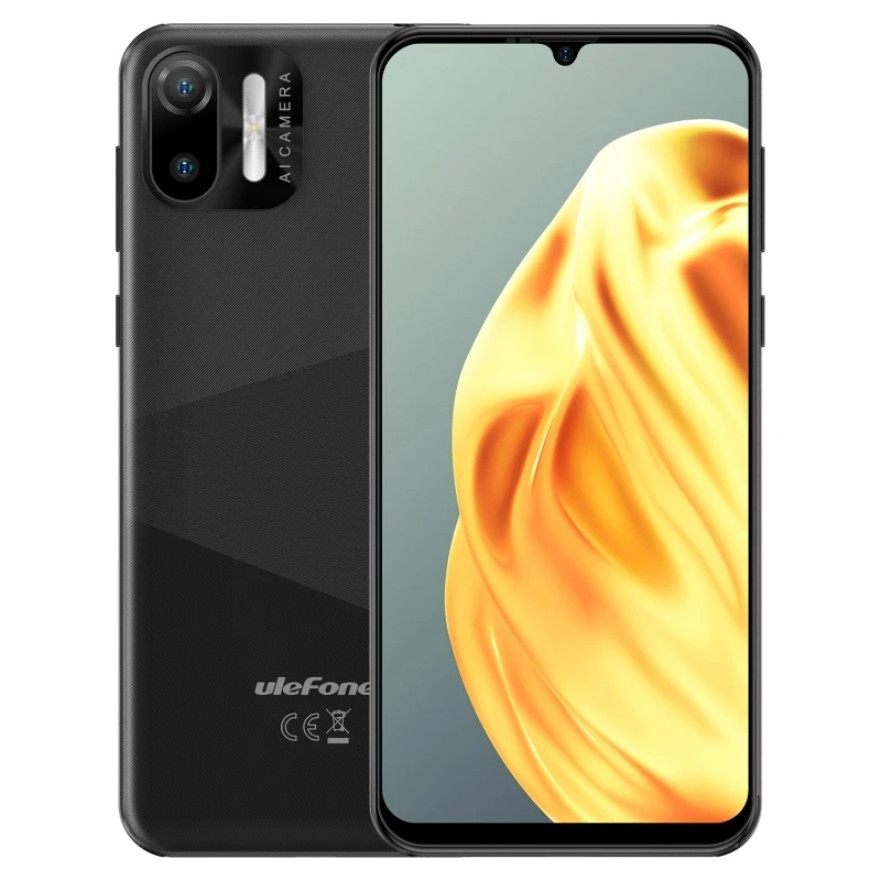 Ulefone Note 6 телефон 1 ГБ ОЗУ + 32 Гб ПЗУ идентификация лица Android 11 GO SC7731E четырёхъядерный