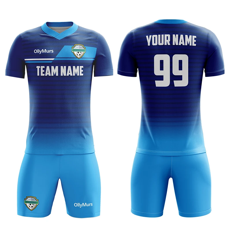 OllyMurs OEM Soccer Wear Uniform Fully Customized Design Football Jersey Sublimation Quick Fit | Спорт и развлечения