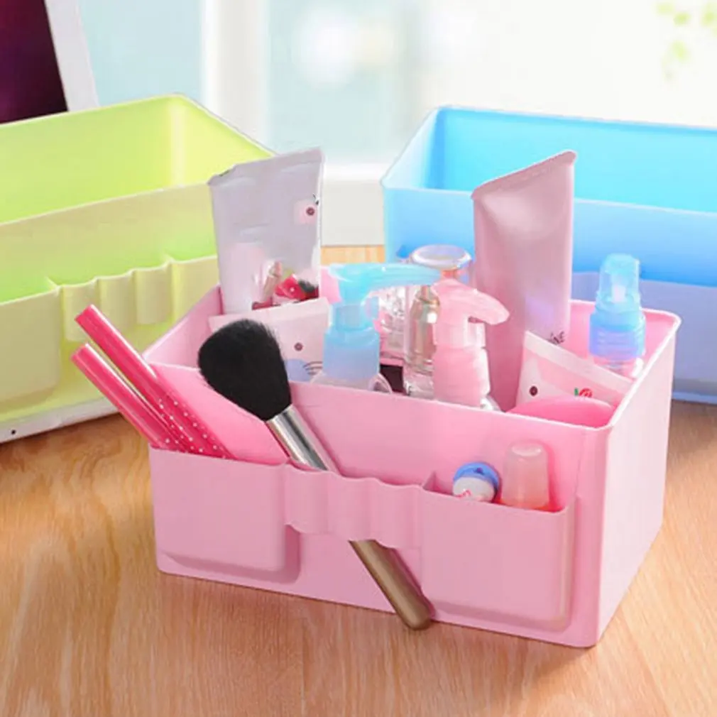 Мульти-слоты дизайн макияж расположение коробка для хранения Органайзер