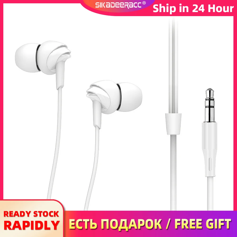 Провод в форме птицы наушники вкладыши высокое качество звука 3 5 мм супер бас