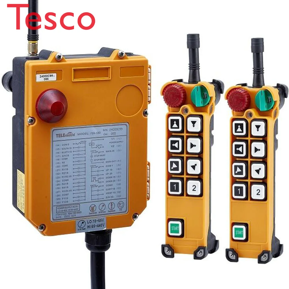 Беспроводной двухскоростной промышленный пульт дистанционного управления TELECRANE